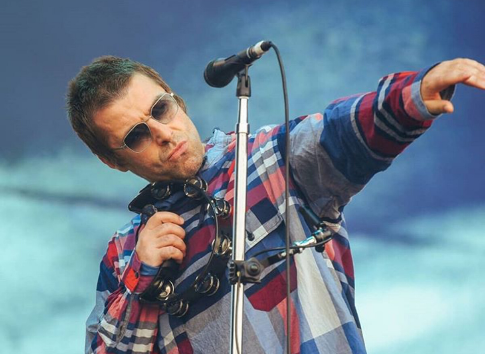 Liam Gallagher wears Finlay London sunglasses